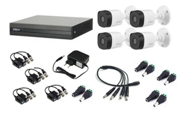 Kit 4 Camaras Y Dvr Dahua Cctv 0
