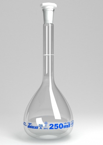 Balão Volumetrico 100 Ml Vidro Tampa Poli 0