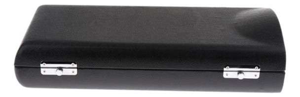B Estojo De Transporte De Madeira Para Clarinete Preto Liso 0 B Estojo De Transporte De Madeira Para Clarinete Preto Liso 0