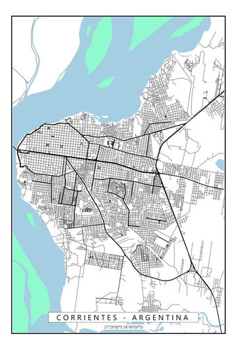 Corrientes - Póster De Ciudades Para Imprimir 0