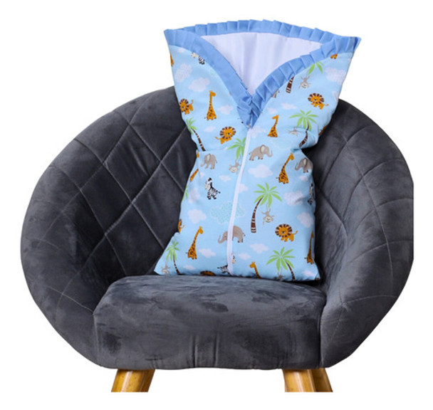 Saco De Dormir Com Zíper Para O Frio Meninos Safari Animais 0