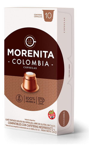 Cápsulas Nespresso Compatibles Café La Morenita - Combo X30 0