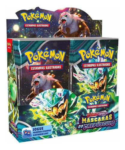 Cartas Pokémon Box Ev6 Booster Mascaras De Crepúsculo Copag 0