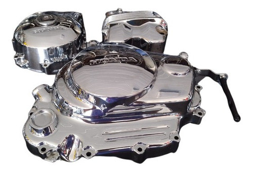 Kit De Tampa Do Motor Da 150 Original Cromado 0