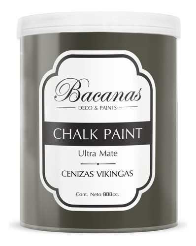 Chalk Paint  Cenizas Vikingas 900cc - Bacanas 0