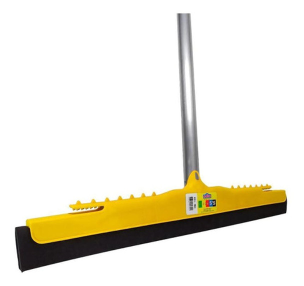 Rodo Plástico 60 Cm Com Cabo De Alumínio Amarelo 0