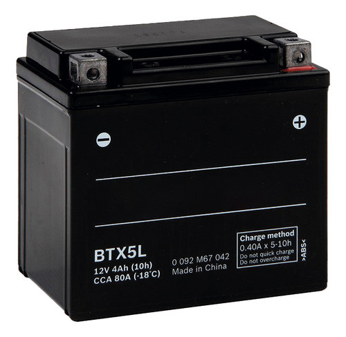 Bateria Moto 4ah Ytx5l Bosch Btx5l 0