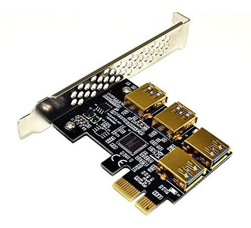Riser Pci Express 1x A 16x Jmt Con Usb 3.0 Para Mineria 0