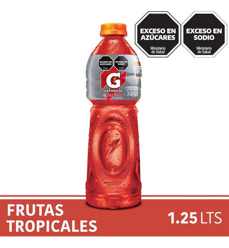 Bebida Isotonica Gatorade Frutas Tropicales 1.25 Lt 0