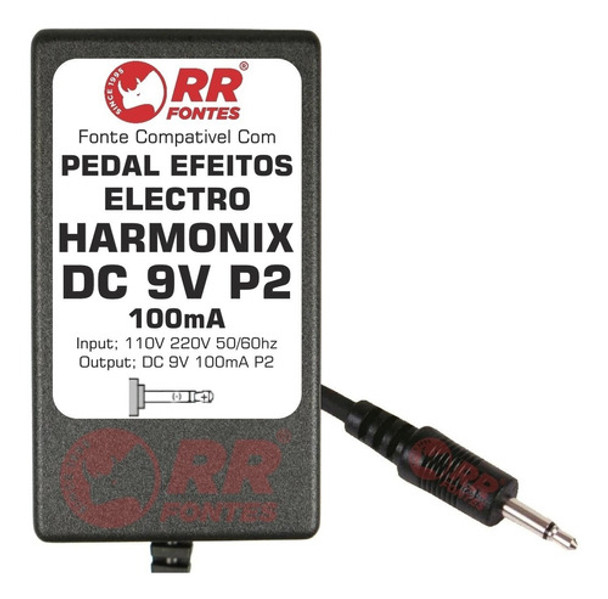 Fonte 9v Electro Harmonix Big Muff Pi Bass Balls Small Stone 0