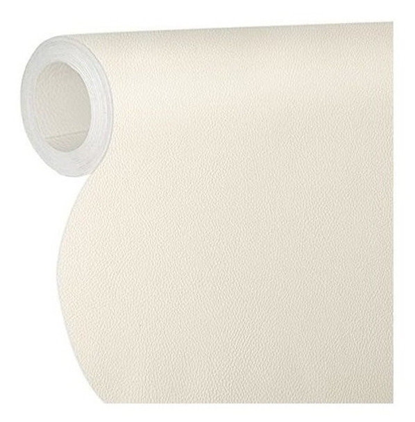 Cuero Autoadhesivo Para Reparar Muebles 43x200cm Beige 0