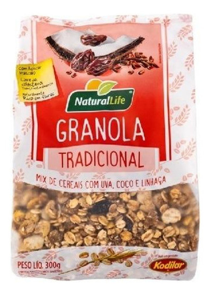 Kit C/ 4 Granola Tradicional Mix De Cereais 300g Natural 0 Kit C/ 4 Granola Tradicional Mix De Cereais 300g Natural 0