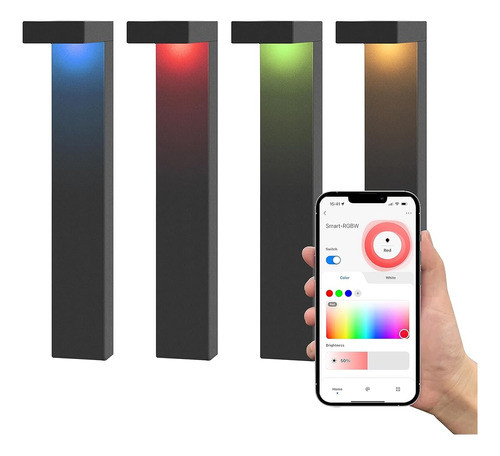 ~ De Larga Duración? Gkoled 4 Pack Luminaria De Camino Paisa 0