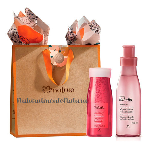 Natura Tododia Frutos Rojos Kit: Body Splash + Gel Soap