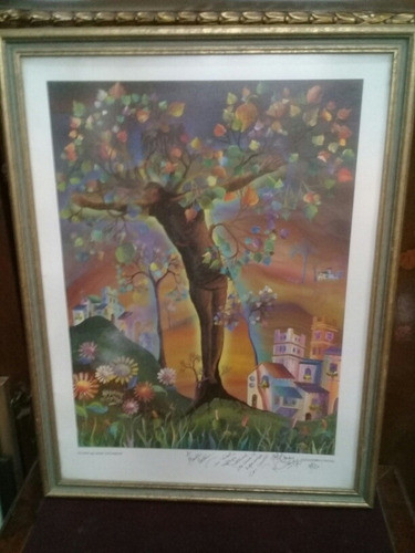 Cuadro Lámina De Arte Naif De Alejandro Costas. 0