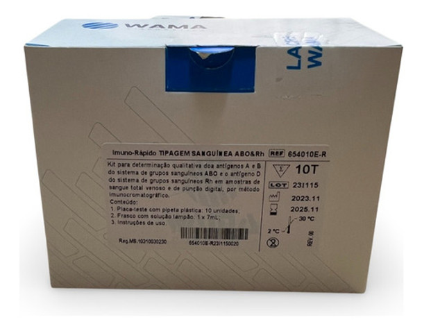 Kit Tipagem Sanguinea Completo Abo+rh Facil Manuseio 0
