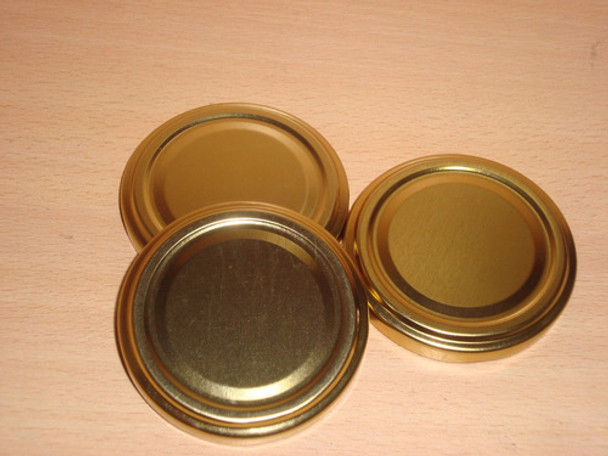 Tapas Para Frasco De Vidrio Metalicas Axial 63mm 50 Unidades 0