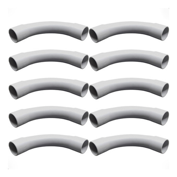 Curva Para Tubo Rígido Pvc 25mm Genrod X10 0