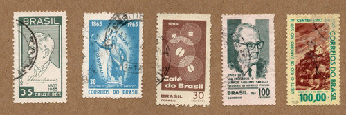 Selos Raros Do Brasil 1965 - Cod. Bra1965fd 0