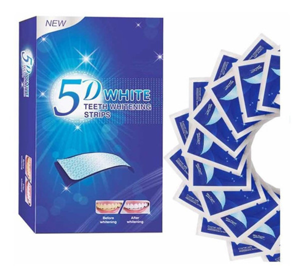 Blanqueadores Dentales 14 Tiras 5d Whitening 0 Blanqueadores Dentales 14 Tiras 5d Whitening 0