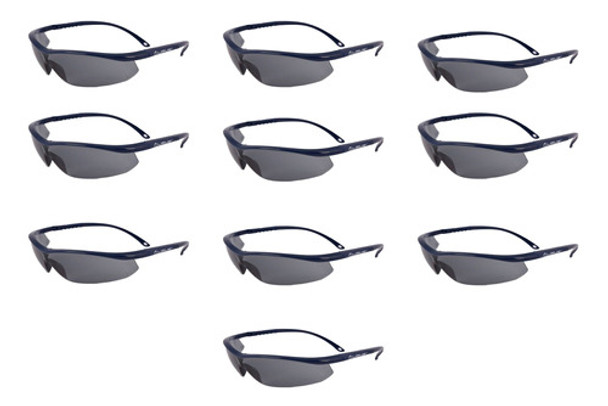 Kit X10 Anteojos Argon Elite Gris Hc Libus 0