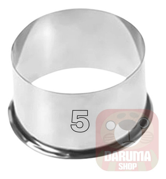 Cortante Redondo 5 Cm Acero Inoxidable Galletas Doña Clara 0