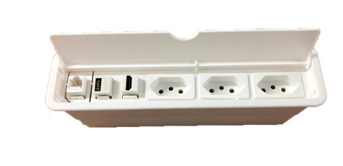 1 Caixa De Embutir, 3 Tomadas, 1 Usb 0