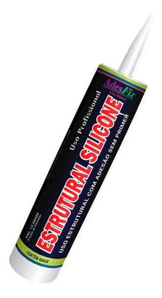 Silicone Estrutural Cinza Cartucho 400gr - Adesfix 0 Silicone Estrutural Cinza Cartucho 400gr - Adesfix 0