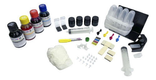 Bulk Ink Para Hp De 2 Cartuchos Tinta Preto Pig Cor Corante 0