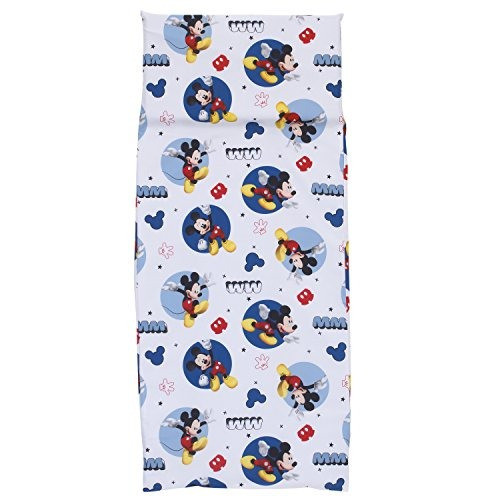 Disney Mickey Mouse Preschool Nap Pad Sheet Blue 0