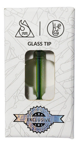 Piteira De Vidro Collab Squadafum E Hippiebong 5mm - Verde 0