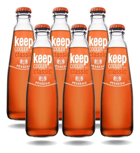 Keep Cooler Classic Pêssego 6 Unidade Long Neck 275 Ml 0