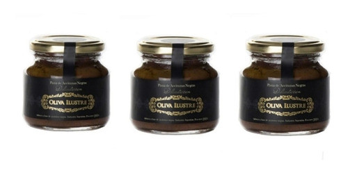 Combo Pasta De Aceitunas Negras Gourmet Oliva Imistre X 3 Un 0