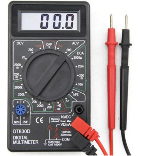 Tester Digital Multímetro Digital Con Buzzer 0