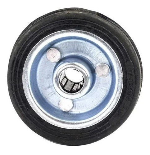 Roda Borracha Maciça 3 Polegada Rolamento Rolete Beltools 0