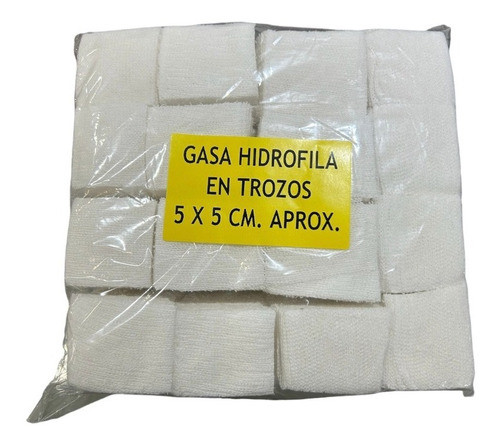 Gasa Trozada Cortada 5x5 X 1/2 Kilo. 0
