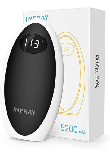 Calentador De Manos Usb, Calefaccion Doble Cara - Negro. 0