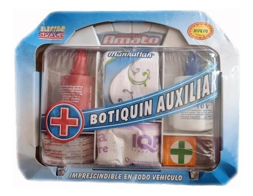 Botiquín De Primeros Auxilios Estuche Autos Vtv 7 Elementos 0