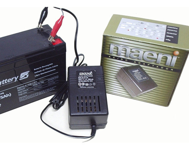 Cargador De 12v 1a  P/ Baterias De Plomo-calcio Gel Maeni 0