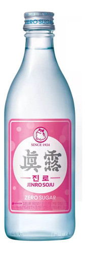 Bebida Coreana Soju Jinro Is Back Zero Açucar Rosa 360ml 0
