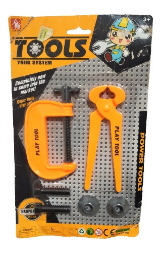 Set Herramientas Tools Juguete En Blister 0