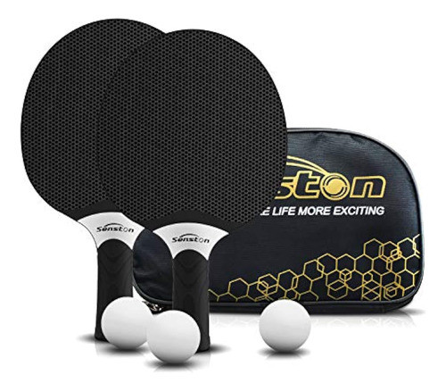 Senston Juego De Raquetas De Tenis De Mesa, 0