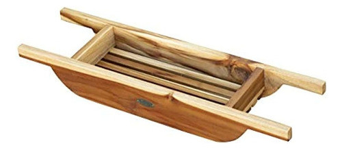 Ecodecors Solid Bath Caddy, Marrón 0