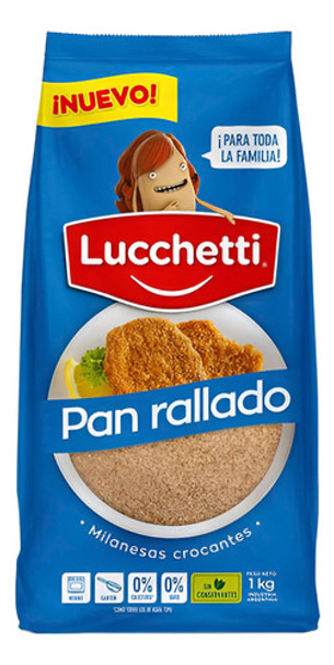 Pan Rallado Lucchetti 1kg X9u - Vitalzy 0