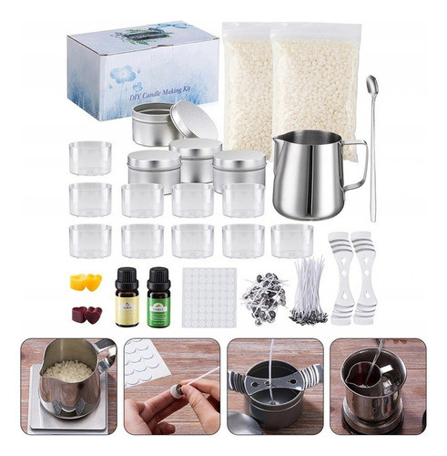 Kit De Fabricação De Velas 153 Unidades, Materiais Para 0