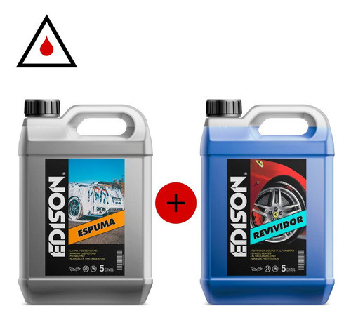 Combo Lavado Auto Espuma Activa Ph Neutro Y Revividor Gomas 0