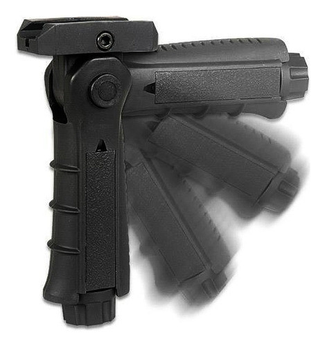 Foregrip Grip Tactico Vertical Rebatible Riel Picatinny 0