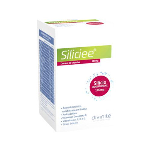 Siliciee® 60 Cápsulas Tratamentos Dos Cabelos Unhas E Pele. 0
