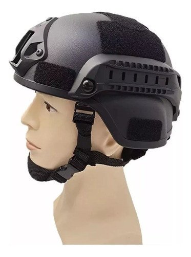 Casco Táctico Negro Para Airsoft 0