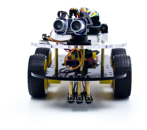 Kit Robô 4wd Avançado Educacional Montagem Robótica Nfe 0